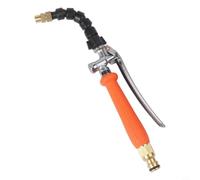 Pistolet d'arrosage réglable en acier inoxydable pour lavage de voiture, jardin, jet haute pression, barre métallique de 30 cm