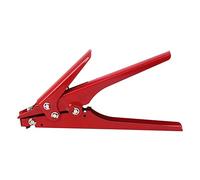 Pistolet d'attache de câble HS-519, 45 attaches de fermeture à glissière en nylon en plastique en acier, plage de largeur de sangle de 2,4 à 9 mm/0,09 à 0,35 po et coupe de