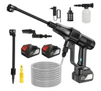 Pistolet de lavage haute pression sans balais 200 bars, accessoire de pulvérisation d'eau 6 en 1 pour lavage de voiture, compatible avec batterie Makita 21V, outil de nettoyage de tuyau d'arrosage bla