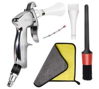 Pistolet de Nettoyage à Air Comprimé, Soufflette Cyclone pour Voiture | Pistolet Pneumatique à Effet Cyclone, Flux d’Air Puissant pour Éliminer Poussière et Débris dans la Voiture