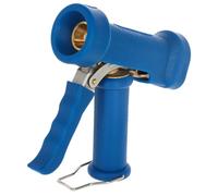 Pistolet de nettoyage Kerbl, douchette, bleu, laiton, acier inoxydable, 14,5 x 5,7 x 16,3 cm, 25 l/min, max. 24 bars, 50 °C, raccord ½", avec jet d'eau réglable en continu