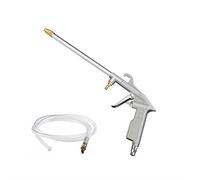 Pistolet De Nettoyage Soufflette à Air Comprimé- Nettoyage Voiture Livré Avec Un Tuyau De 1,2 M, Machine De Nettoyage Pneumatique Double Fonction Pour Enlever L'Huile (Connecteur droit gris)