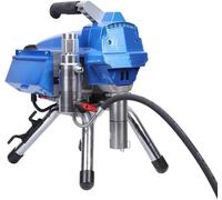 Pistolet de peinture sans air - Appareil de pulvérisation électrique professionnel - 3000 W - 23 MPa - 2,7 l/min - Pression réglable - Prise européenne - Bleu