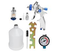 Pistolet de pulvérisation à débit réglable, résistance à la, pulvérisateur Professionnel à Basse Pression pour Peinture à Base d'eau, 600ml