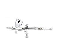 Pistolet de pulvérisation, Buse d'aérographe à double Action 0.2/0.3/0.5mm, aiguille 9cc, ensemble de pistolet de pulvérisation d'alimentation for modèle de gâteau, Nail Art, peinture de voiture