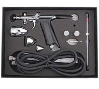 Pistolet de pulvérisation professionnel de haute qualité pour aérographistes | Kit de peintures artistiques pour maquettes et peinture automobile | Pistolet pulvérisateur haute pression