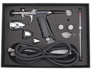 Pistolet de pulvérisation professionnel de haute qualité pour aérographistes | Kit de peintures artistiques pour maquettes et peinture automobile | Pistolet pulvérisateur haute pression