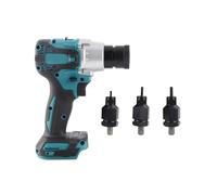 Pistolet de rivetage électrique, Kit de Machine à écrous à rivets sans balais avec têtes de riveteuse, ensemble de riveteuse électrique automatique puissant, outil de rivetage(Set B M4 M5 M6)