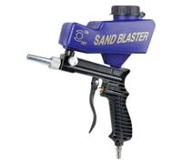 Pistolet de sablage - Dérouilleur - d'air comprimé - métallique | Projecteur à air comprimé pour élimination de la rouille, restauration d'atelier, corps en métal avec réservoir de maintien