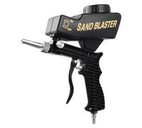 Pistolet de sablage - Dérouilleur - d'air comprimé - métallique | Projecteur à air comprimé pour élimination de la rouille, restauration d'atelier, corps en métal avec réservoir de maintien
