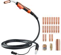 Pistolet de soudage VEVOR 250A MIG, compatible avec les postes à souder Millermatic 200, 210, 212, 250, 250X, 251, 252, pour fil de soudage 0,0762/0,0889/0,1143 cm