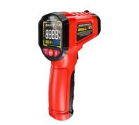 Pistolet de température infrarouge numérique - Thermomètre Lasser portable, lecteur de surfaces sans contact, jauge de chaleur instantanée | Outil professionnel pour la cuisine industrielle, four à