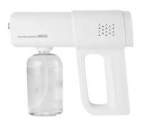 Pistolet désinfectant professionnel sans fil de 380 ml avec lumière bleue, 2 en 1 pour arroser les plantes et désinfecter sans contact