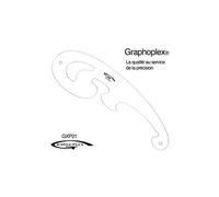 Pistolet en altuglas transparent 30 cm - graphoplex