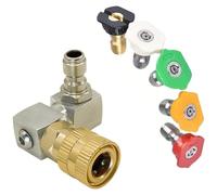 Pistolet et buse pour nettoyeur haute pression, rotation à 360°, 3500 PSI, raccord et buses
