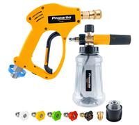Pistolet haute pression avec buse à mousse, 5 buses, 1/4 de pouce, compatible avec les modèles Kärcher K2-K7