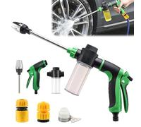 Pistolet Haute Pression Power Jet 2026, Pistolet d'arrosage avec Buse en Laiton, Pistolet d'arrosage Métal, Pistolet à Eau de Jardin Robuste, Adapté À De Nombreuses Utilisation Jardin, Terrasse (B)