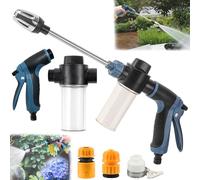 Pistolet Haute Pression Power Jet, Power Jet pour Tuyau D'arrosage, Pistolet Nettoyeur Haute Pression, Pulvérisateur de Pistolet à Eau Haute Pression, Pour Lavage de Voiture et Arrosage du Jardin