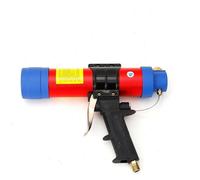 Pistolet pneumatique à cartouche - Pistolet pour mastic silicone 310 ml - Pression de service : 6 bars - Alliage d'aluminium - Pour cartouches de 21,5 à 22,5 cm - 26,8 × 24 cm