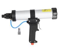 Pistolet pneumatique pour cartouches, 310 ml, en aluminium, avec régulateur de pression d'air