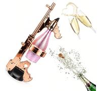 Pistolet Pulvérisateur à Champagne,750 ML à 1.5L,Longueur Réglable | Bouchon à Vin Multifonction Pour FêTes,Mariages,éVéNements De Piscine,IdéAl Pour L'AtmosphèRe De Bar De NoëL