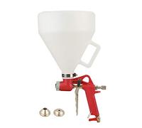 Pistolet Pulvérisateur Basse Pression avec Buses 4/6/8 mm, Outil de Pulvérisation pour Plâtre, Stuc, Mastic, Trémie Professionnelle