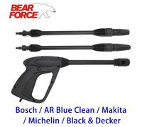 Pistolet pulvérisateur haute pression Bear Force, lance turbo, lance de lavage de voiture, pistolet à eau, pour nettoyeurs haute pression Bosch, Black Decker, AR Blue Clean, Makita Gun and Dual Lances