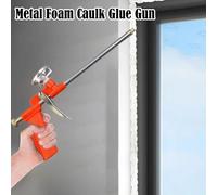 Pistolet pulvérisateur manuel en métal pour mousse expansive, mastic et polyuréthane, avec gâchette, pour la rénovation de la maison Red