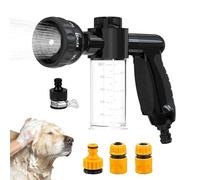 Pistolet pulvérisateur pour tuyau d'arrosage - Pistolet à eau haute | 8 modes de pulvérisation - Buse réglable - Seringue d'irrigation - Raccords de blocage de gâchette