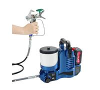 Pistolet pulvérisateur sans fil Airless pour peinture, haute pression 1,1 l/min, batterie au lithium 21 V, idéal pour les petites rénovations avec chargeur