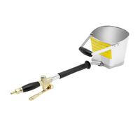 Pistolet Pulvérisation Ciment, Pistolet Crépir Pneumatique 4 Jets, Pulvérisateur Mortier Aluminium Galvanisé 3,5L pour Compresseur Air, Outil Projection Béton Mur Plafond Rénovation, 8 Bar