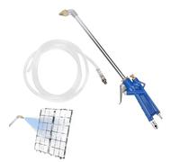 Pistolet Souffleur Haute Performance - Double Usage Eau Et Air Avec Tuyau De 120cm | Construction En D'Aluminium Pour Nettoyage Moteur, Climatisation Et Détailing Auto | Usage Industriel Et Do
