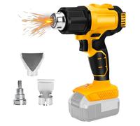 Pistolet thermique sans fil pour batteries DeWalt 20V, température maximale de 550°C
