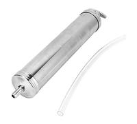Pistolets d'aspiration d'huile, 500cc en alliage d'aluminium Pistolet d'aspiration d' en acier au carbone Pistolet à graisse Extracteur de pompe à seringue manuelle à transfert sous vide, excelle