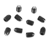 Piston à ressort 10 pièces M6 filetage douille hexagonale en acier au carbone robuste précis facile à installer pour les appareils mécaniques pinces machines automatiques (M6*8(10PCS))