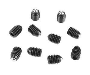 Piston à ressort 10 pièces M6 filetage douille hexagonale en acier au carbone robuste précis facile à installer pour les appareils mécaniques pinces machines automatiques (M6*8(10PCS))