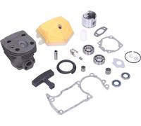 piston de cylindre 46mm -Bougie finale Z�� Filtre à carburant -Kit de chaînes de jardin -Accessoires pour Husqvarna 55 51