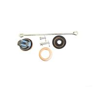 Piston de rechange pour pompe manuelle de type 75 - Manchon en cuir - Kit complet - Pompe à manivelle - Piston 75 mm - En fonte avec barre - Pompe de jardin - Pièce de rechange - Joint en cuir pour