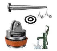 Piston de rechange pour pompes à bras de type 75 avec valve de ponçage, joint d'étanchéité, piston boulon, manchon en cuir, pièces de rechange complètes pour pompes à eau, pompe de jardin et pompes à