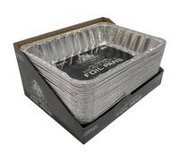 Grande barquette aluminium jetable pour barbecue Pit Boss - Lot de 4