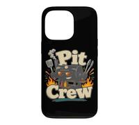 Pit Crew Barbecue fumoir Humour Pitmaster Coque pour iPhone 13 Pro