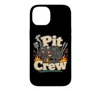 Pit Crew Barbecue fumoir Humour Pitmaster Coque pour iPhone 14