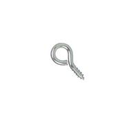 Piton à vis zingué oillet ouvert gris argent 3,5x20 mm lot de 9