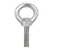Piton à Visser 1 pièce M4-M24 304 boulon à œil en acier inoxydable vis de levage anneau d'accrochage marin trou boucle Pour fixation(M8x80mm)