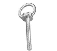 piton à visser 1 PIÈCES M3 M4 M5 M6 M8 M10 M12 M14 M16 M20 M24 304 En Acier inoxydable De Levage Oeil Vis Boulons Anneau Rond Crochet Boulon pour équipements de levages domestiques(M14x50mm)