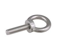 piton à visser Crochet à filetage mâle M12 * 20/25/30/35/40/45/50/60/70 304 en acier inoxydable DIN580, vis boulon anneau de levage rond marin, 1 pièce pour équipements de levages domestiques(M12x20)
