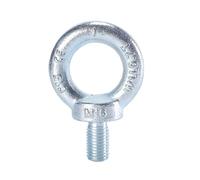 piton à visser M6-M24 0.09T-4.5T DIN580 vis à œil de levage boulon clou galvanisé 4.8 Grade 12.9 écrou qualité pour équipements de levages domestiques(C15 M24 1.8T 1pc)