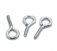 Piton à Visser Vis à œil en acier zingué, crochet fermé avec anneau de levage, boulon Pour fixation(8mm,M3 10pcs)
