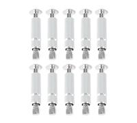 Piton Douille Rétractable | pour Fixation bâche Couverture de Piscine sur Plage béton ou dallage | Alu/INOX | Lot de 10 pièces - POOLCO