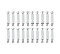 Piton Douille Rétractable | pour Fixation bâche Couverture de Piscine sur Plage béton ou dallage | Alu/INOX | Lot de 20 pièces - POOLCO